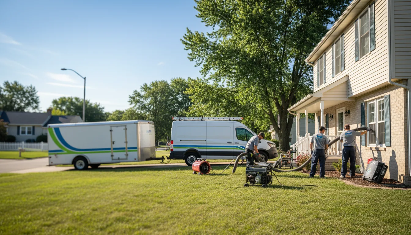 Flooded Basement Restoration And Cleanup With Repair in Pawnee, IL near me